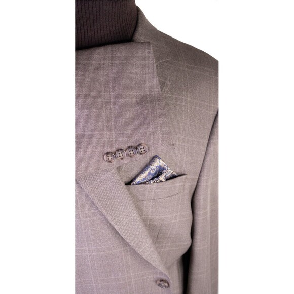 Lot Of 2* Jos A Bank Blazers Sport Coats Casual 2-Button Jackets Sz 48R/S Wool - Picture 15 of 16